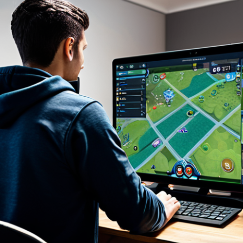 Home 4 A focused young adult male, wearing a modest, dark hoodie and jeans, intensely reviewing gameplay on a large tablet in a clean, professional home gaming setup. The screen displays a tactical view of a mobile game, highlighting strategic positions and movement paths. The room is modern and well-lit, with subtle gaming accents like a high-quality headset on the desk. The atmosphere is one of calm analysis and dedication. fully clothed, modest clothing, appropriate attire, professional dress, safe for work, appropriate content, family-friendly, perfect anatomy, correct proportions, natural pose, well-formed hands, proper finger count, natural body proportions, professional photography, high quality, realistic rendering.